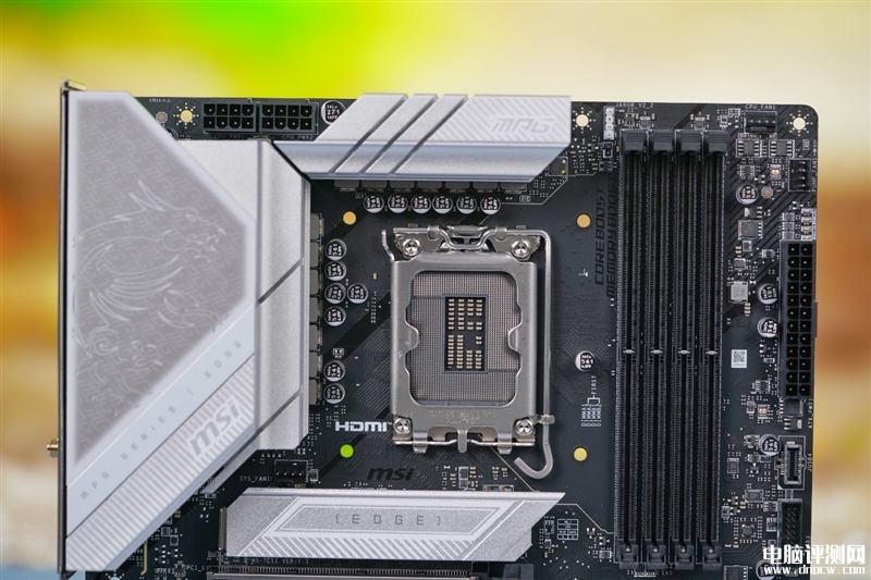 最新主板評測：微星MPG B760M EDGE TI WIFI 刀鋒 鈦 主板評測，權威硬件評測網站,www.cdhysqd.com