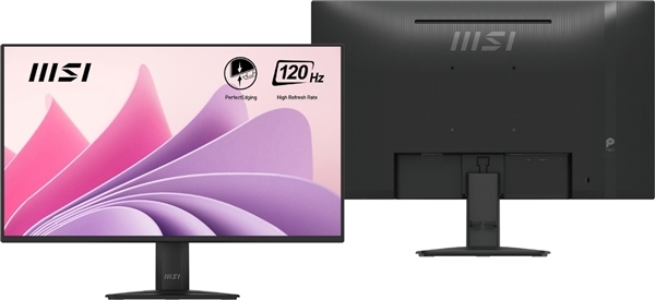 微星PRO MP 120Hz系列極窄邊框商用顯示器發(fā)布，權威硬件評測網站,www.cdhysqd.com