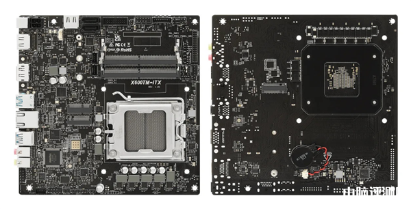 華擎X600TM-ITX主板發布 適配迷你主機、可安裝單條48GB內存，權威硬件評測網站,www.cdhysqd.com