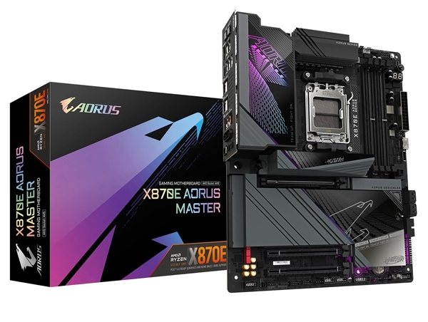 技嘉高端主板X870E AORUS MASTER發(fā)布 支持DDR5-8200超頻，權(quán)威硬件評(píng)測(cè)網(wǎng)站,www.cdhysqd.com