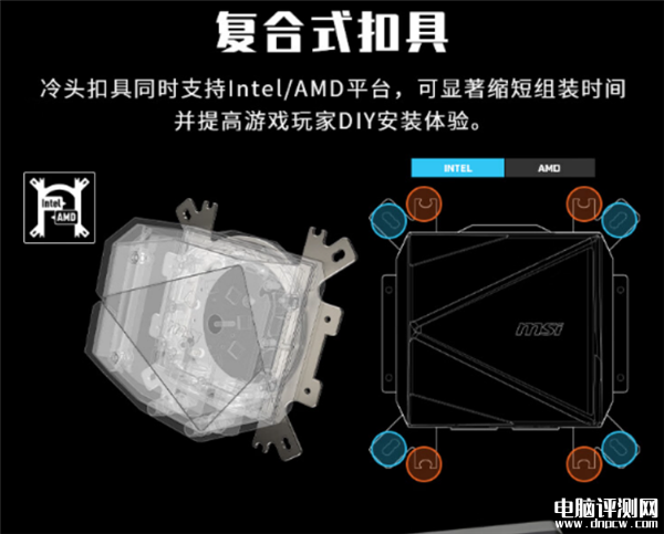 微星寒冰I360水冷上市 雙面無限鏡革新設計 售價699元起，權威硬件評測網站,www.cdhysqd.com