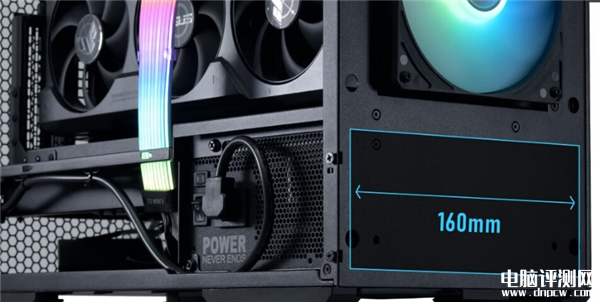 聯(lián)力鬼斧Lancool 207中塔機箱上市 電源前置90度設計售價399元起，權威硬件評測網站,www.cdhysqd.com