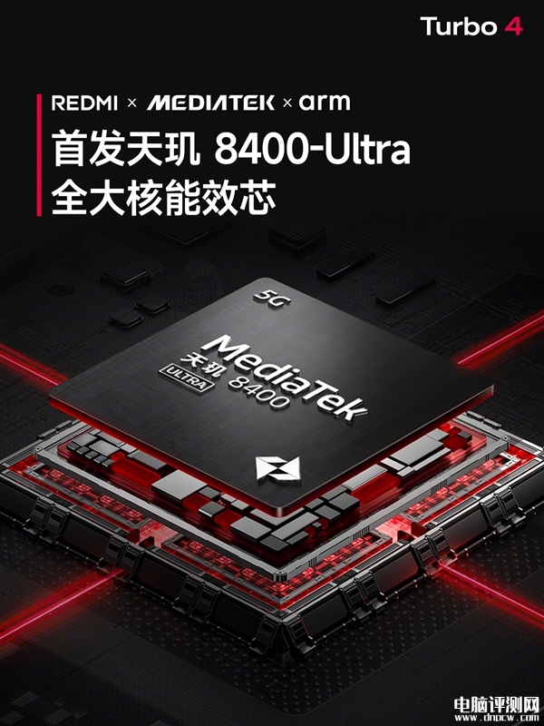 REDMI Turbo 4上市 首發天璣8400-Ultra處理器售價1999元起，權威硬件評測網站,www.cdhysqd.com