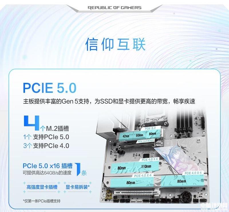 華碩ROG STRIX B850-A GAMING WIFI吹雪主板上市 AMD銳龍9000處理器最佳伴侶，權(quán)威硬件評測網(wǎng)站,www.cdhysqd.com