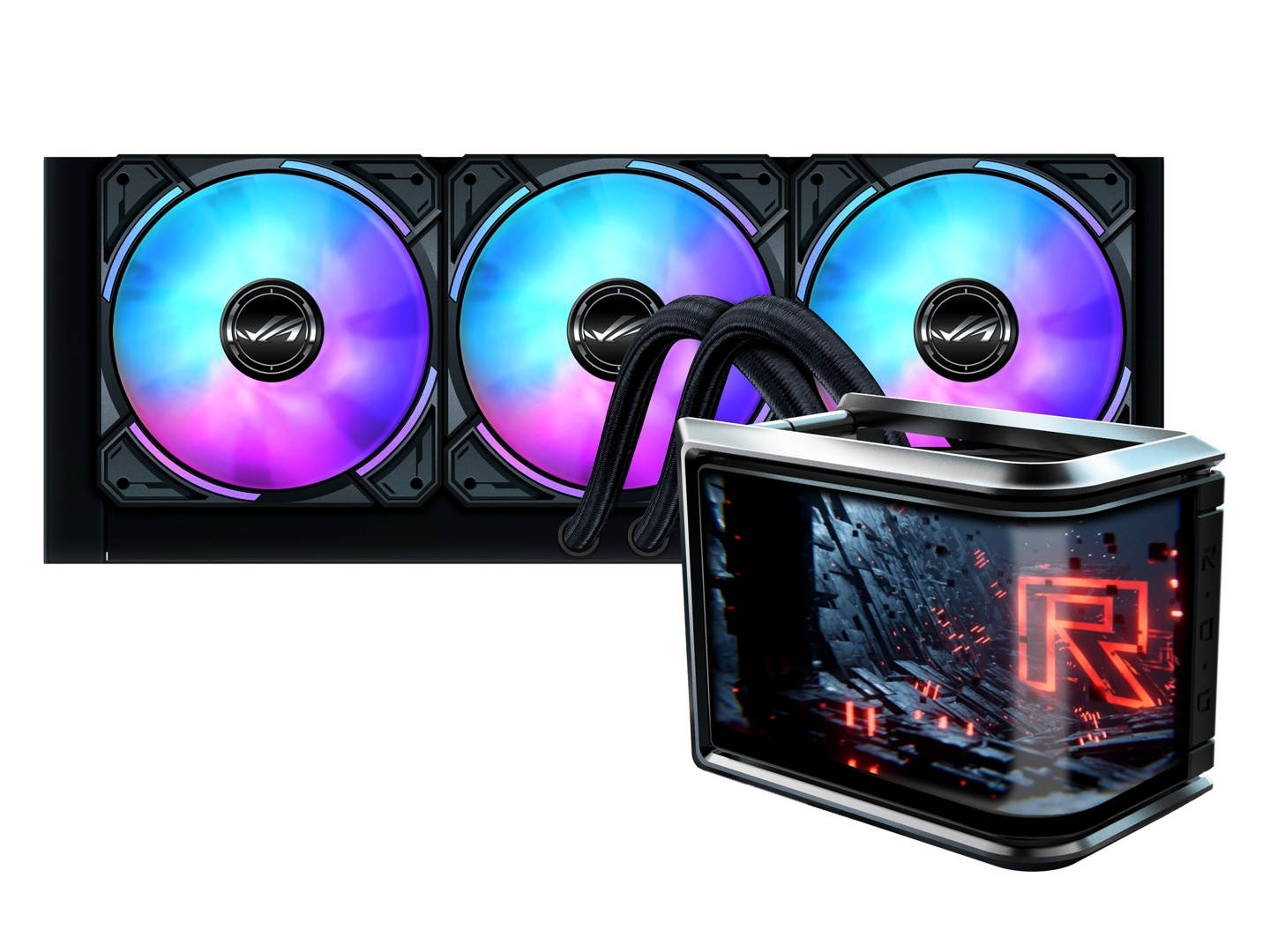 華碩ROG Ryuo IV SLC 360 ARGB一體式水冷發(fā)布，權威硬件評測網站,www.cdhysqd.com