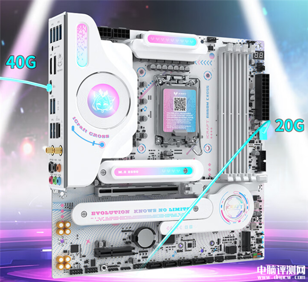 銘瑄iCraft B860M CROSS系列主板上市 新增LCD屏幕售價1249元起，權威硬件評測網站,www.cdhysqd.com