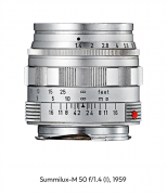 徠卡Summilux-M 50 f/1.4 傳奇鏡頭上市 售價30800元