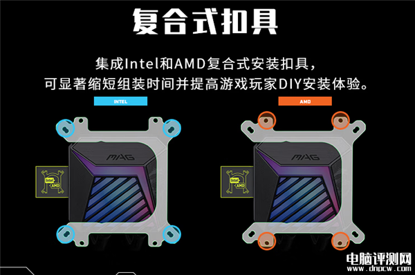 微星MAG CORELIQUID A15水冷散熱器上市 300W解熱售價(jià)449元，權(quán)威硬件評測網(wǎng)站,www.cdhysqd.com