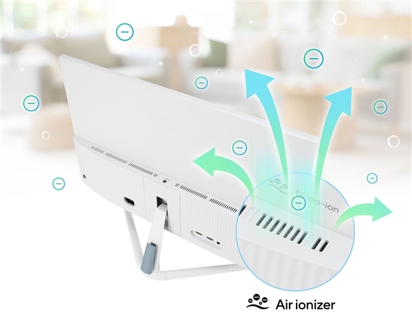 華碩VU Air Ionizer系列顯示器發布 融合空氣凈化與視覺享受專為商務精英打造，權威硬件評測網站,www.cdhysqd.com