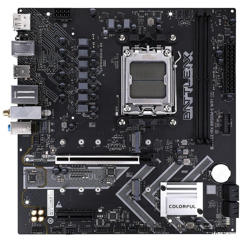 七彩虹戰斧BATTLE-AX B850M-E WIFI V14主板上市售價899元，權威硬件評測網站,www.cdhysqd.com