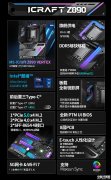 銘瑄iCraft Z890 Vertex旗艦主板上市 2DIMM 9200MT/s內存超頻售價2999元